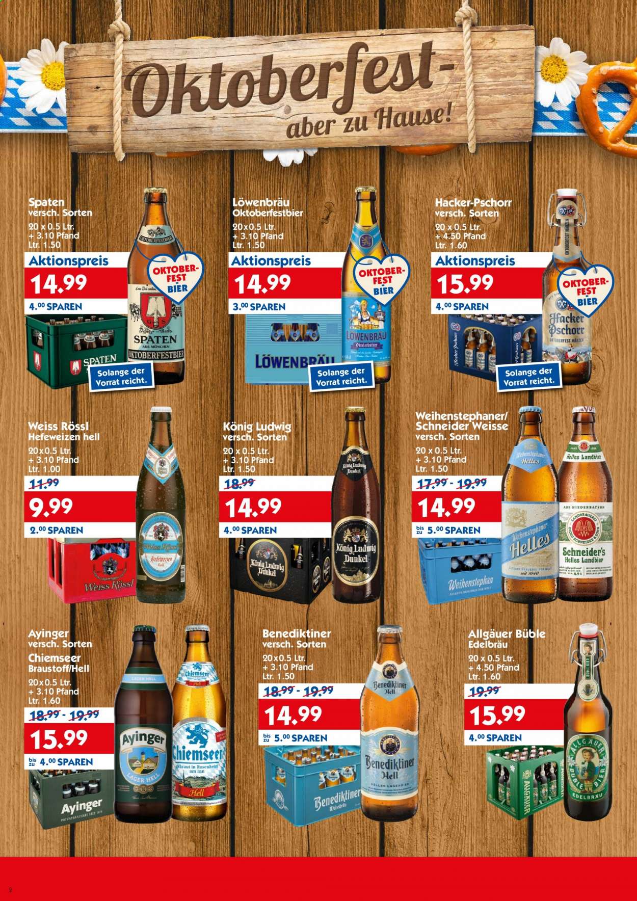 Hol'ab! Getränkemarkt Prospekte  - 30.08.2021 - 4.09.2021. Seite 2