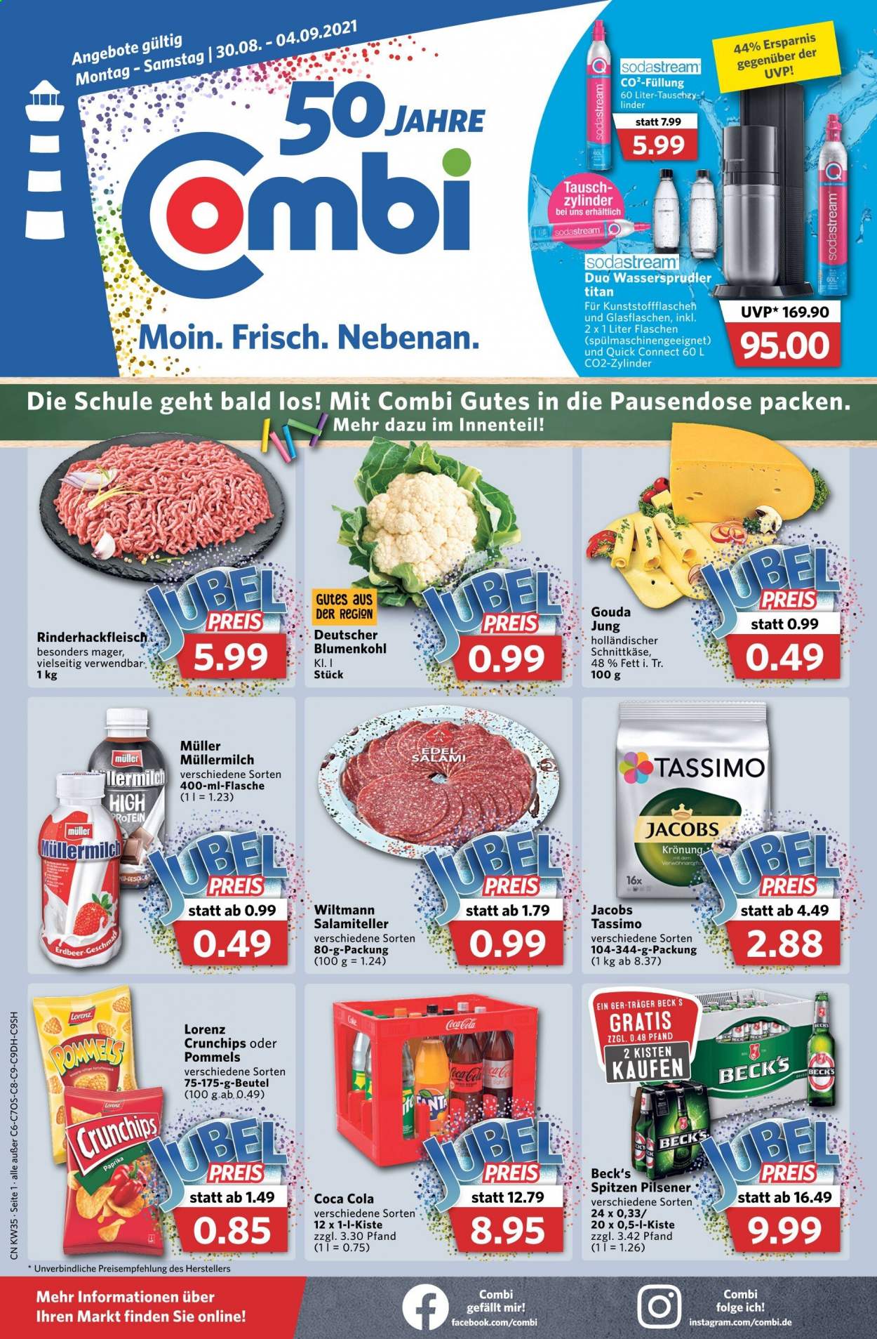 Combi Prospekte  - 30.08.2021 - 4.09.2021. Seite 1