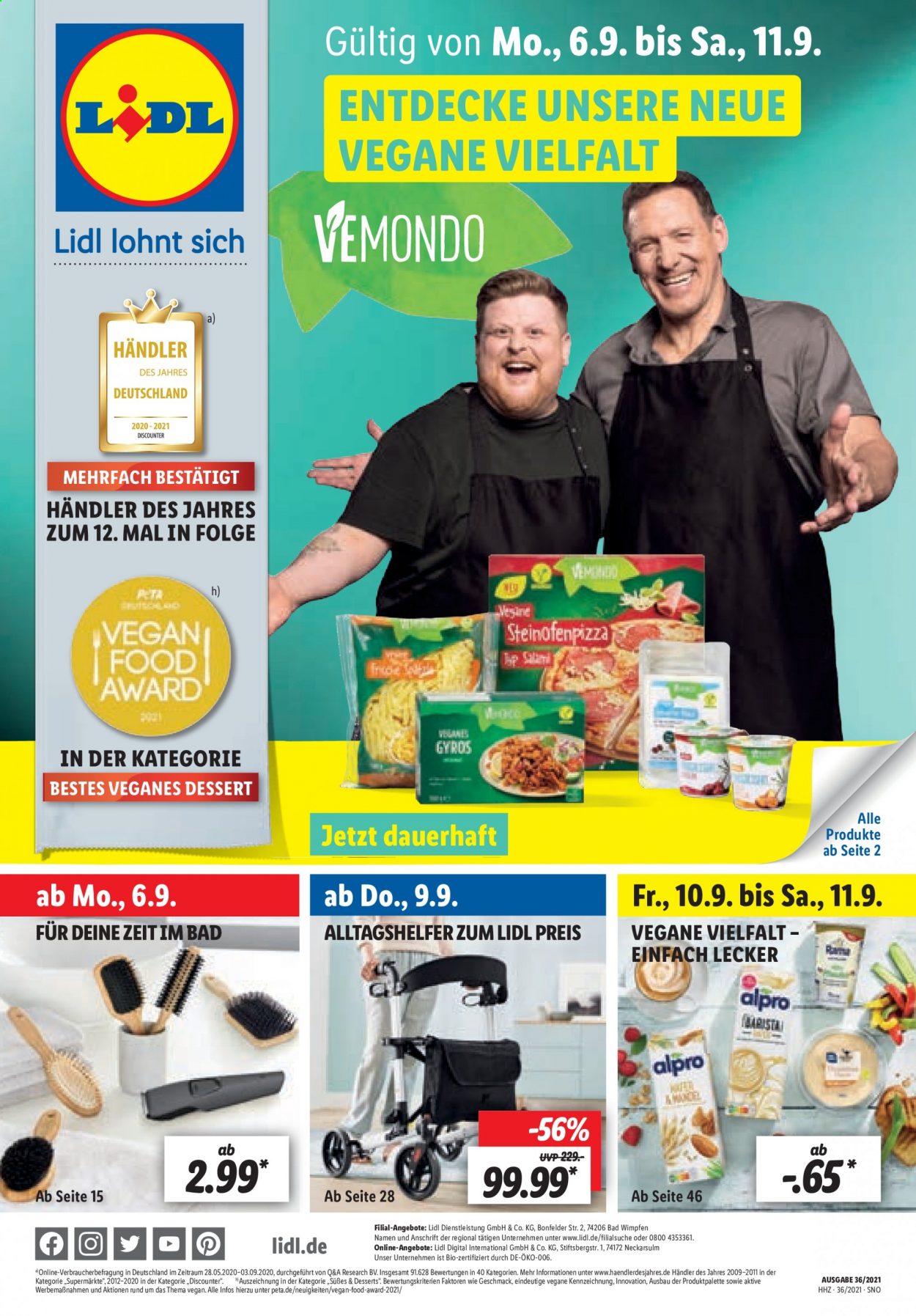 Lidl Prospekte  - 4.09.2021 - 4.09.2021. Seite 1