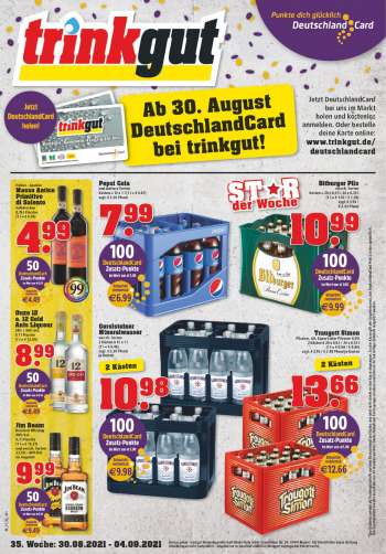 Prospekte trinkgut - 30.8.2021 - 4.9.2021.
