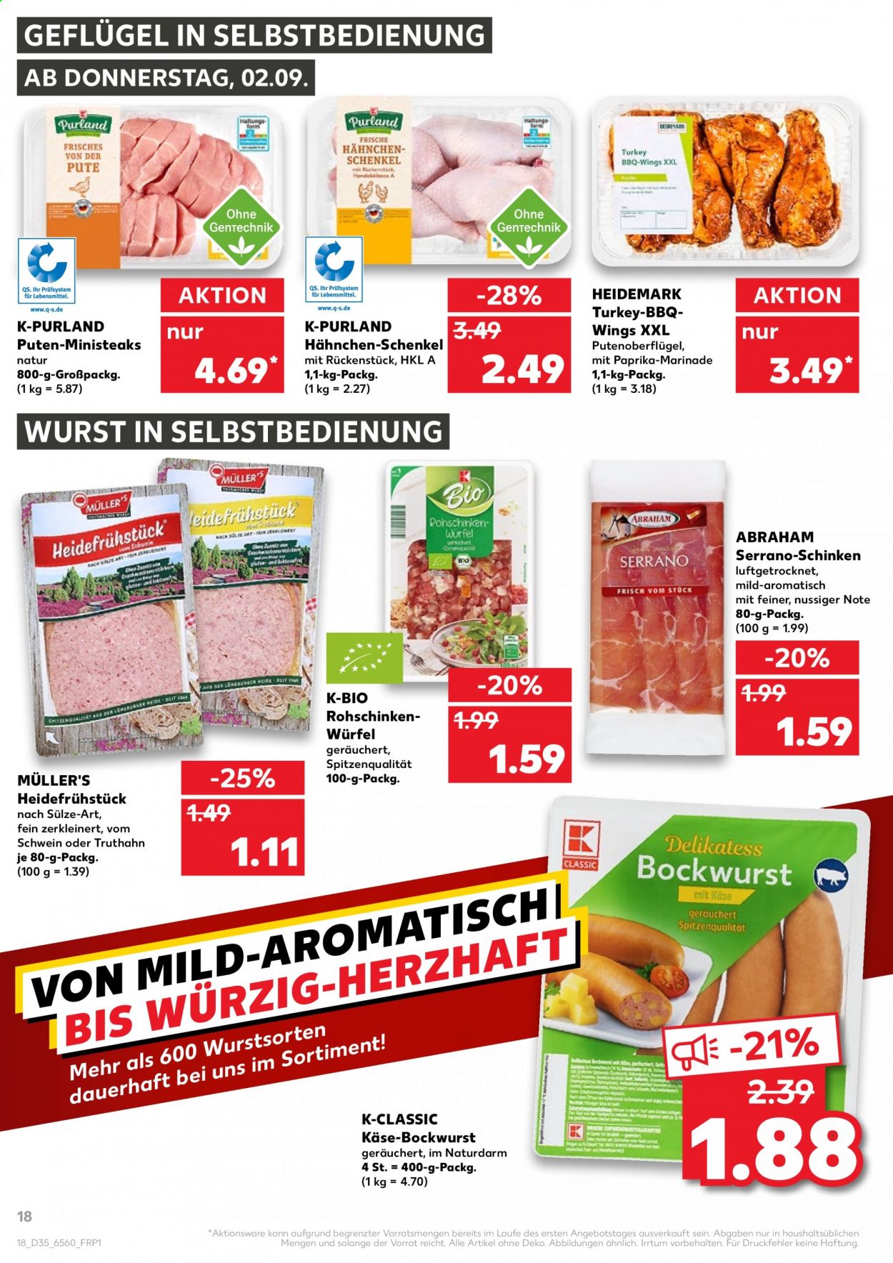 Kaufland Prospekte  - 2.09.2021 - 8.09.2021. Seite 22