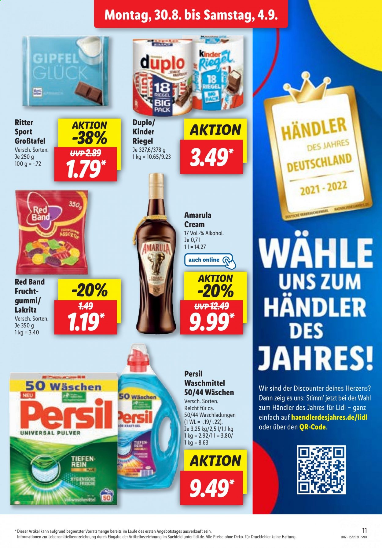 Lidl Prospekte  - 30.08.2021 - 4.09.2021. Seite 11