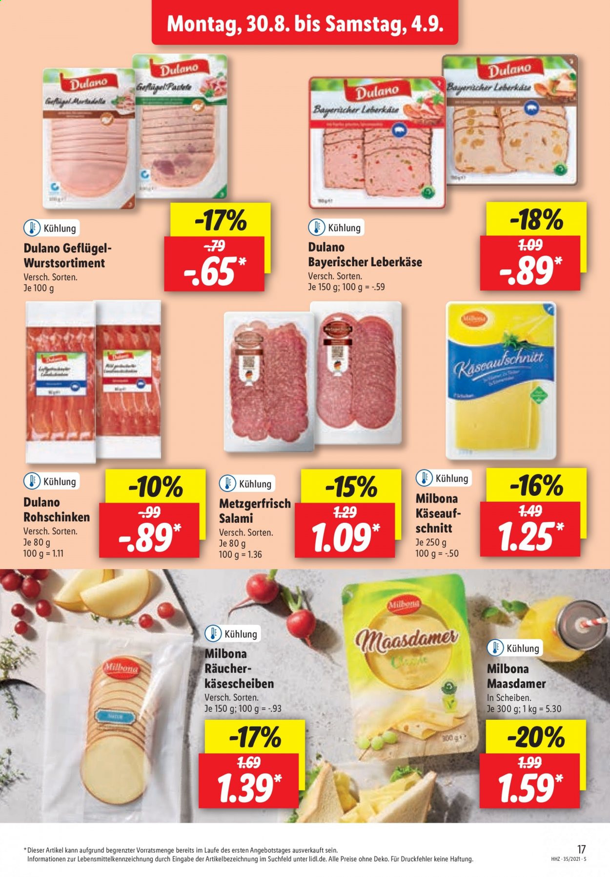 Lidl Prospekte  - 30.08.2021 - 4.09.2021. Seite 17