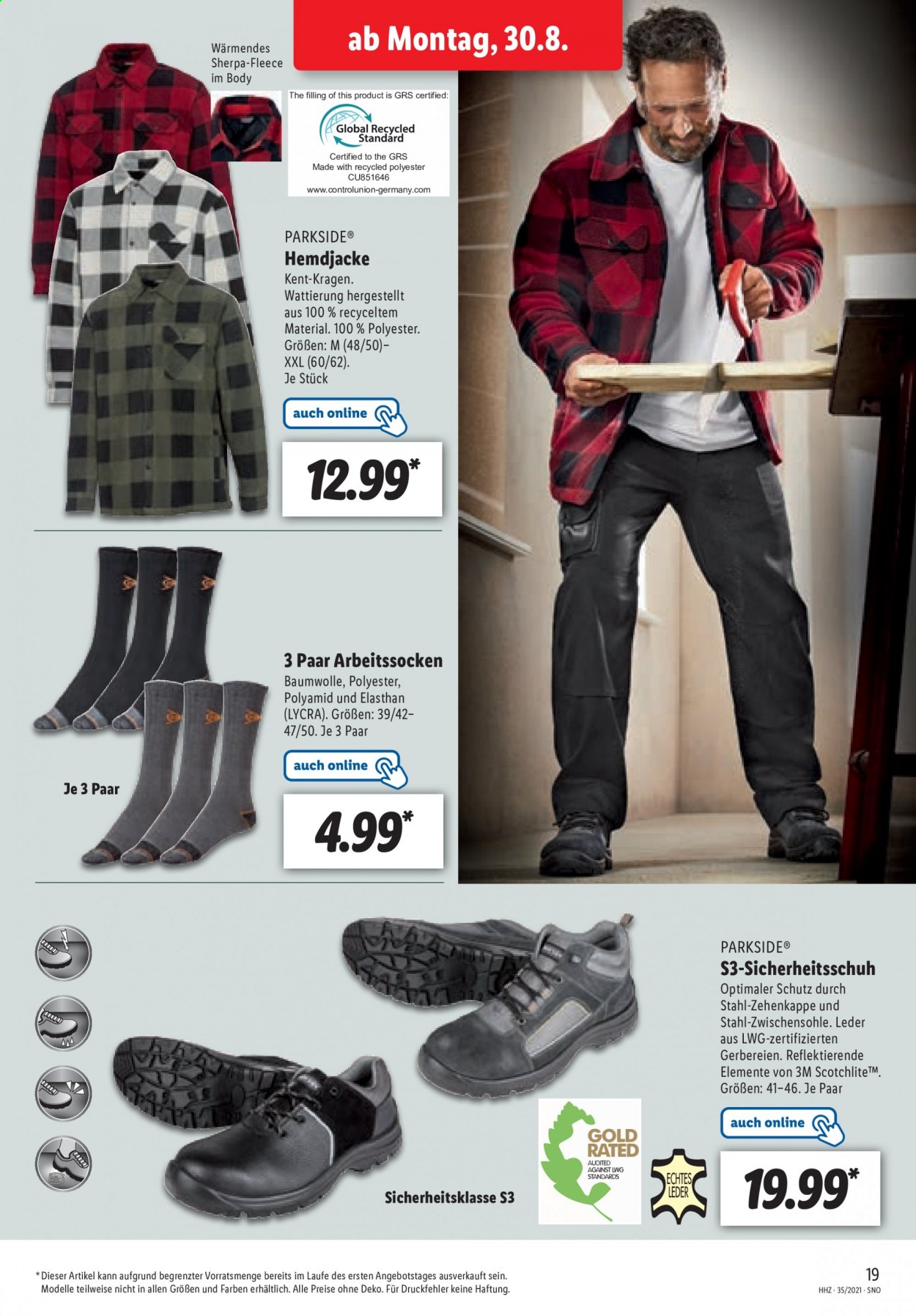 Lidl Prospekte  - 30.08.2021 - 4.09.2021. Seite 19