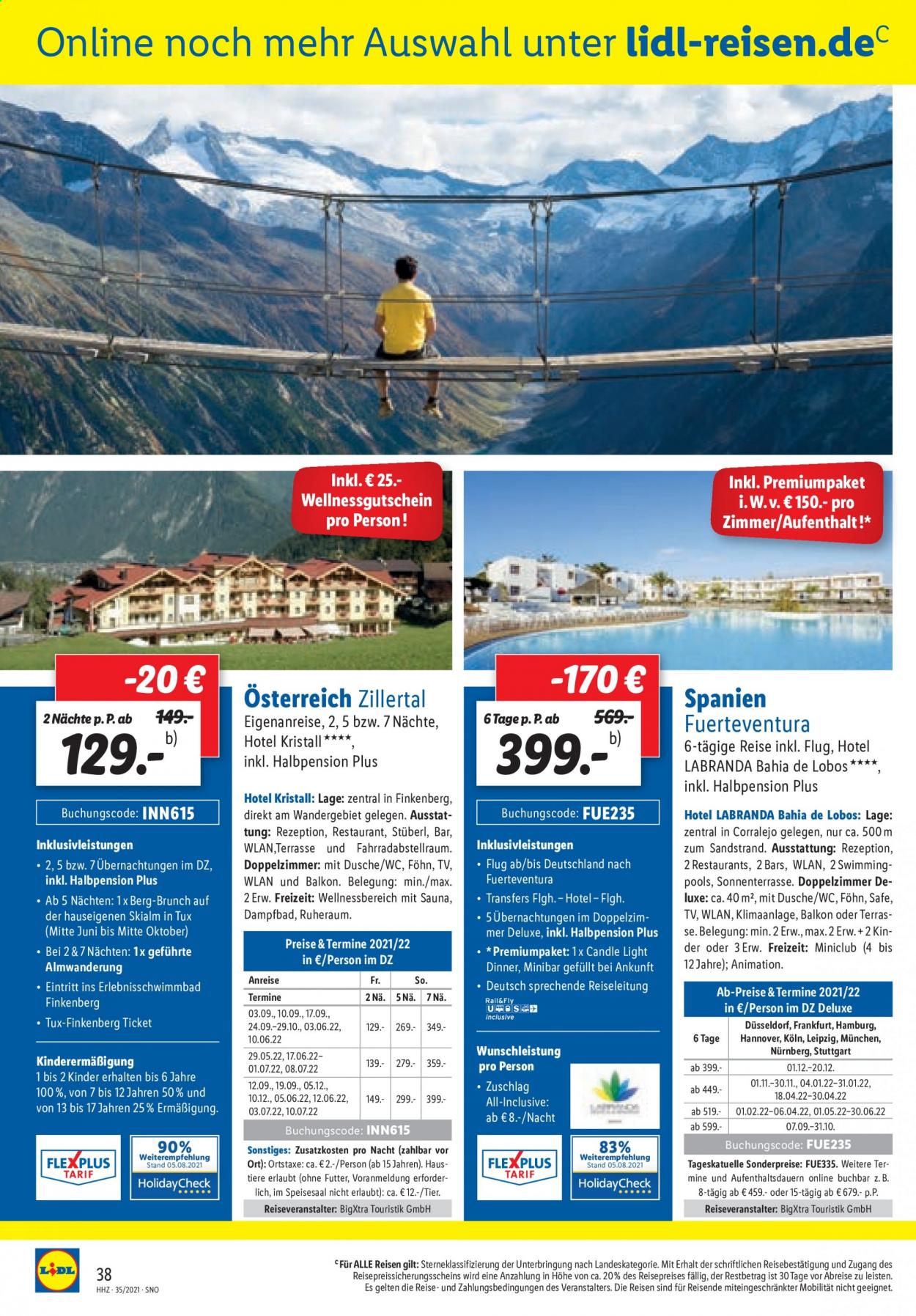 Lidl Prospekte  - 30.08.2021 - 4.09.2021. Seite 38