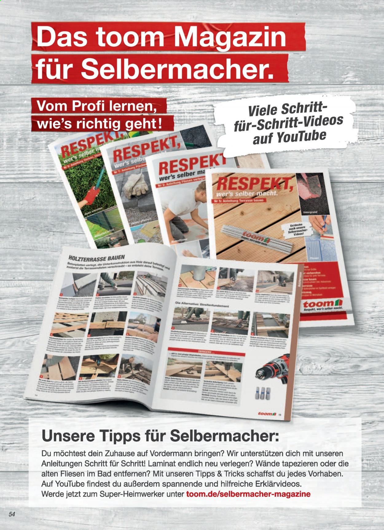 toom Baumarkt Prospekte . Seite 54