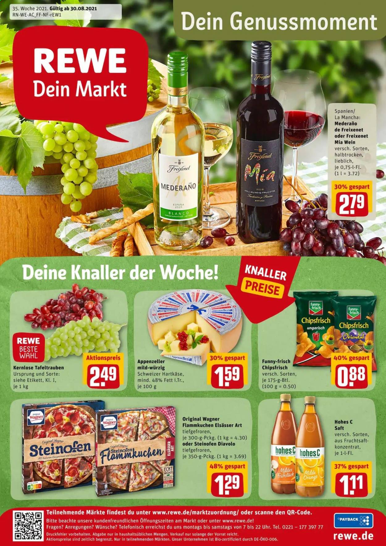 REWE Prospekte  - 30.08.2021 - 4.09.2021. Seite 1