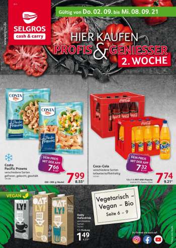 Prospekte Selgros - 2.9.2021 - 8.9.2021.