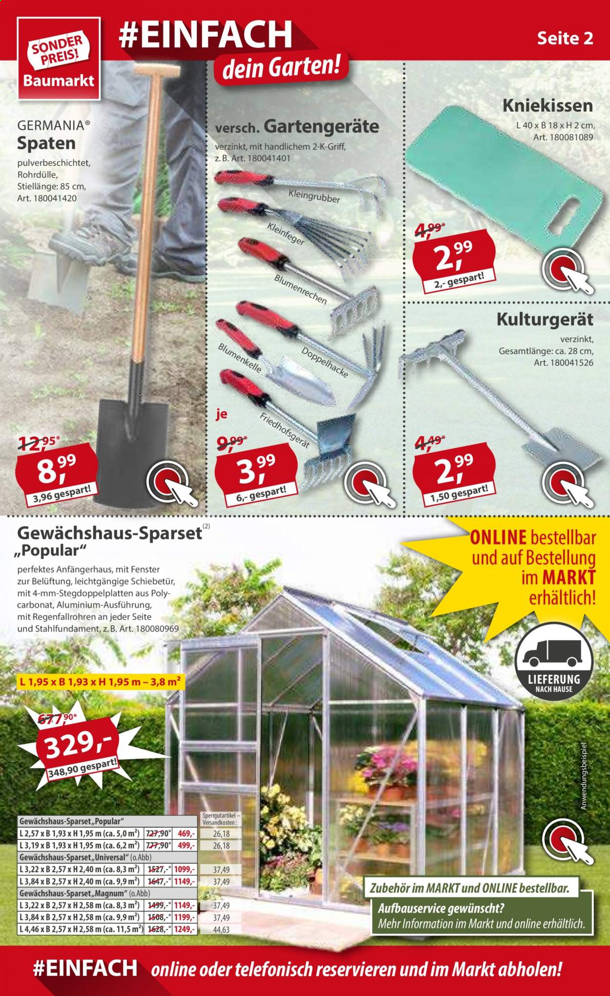 Sonderpreis-Baumarkt Prospekte  - 4.09.2021 - 11.09.2021. Seite 2