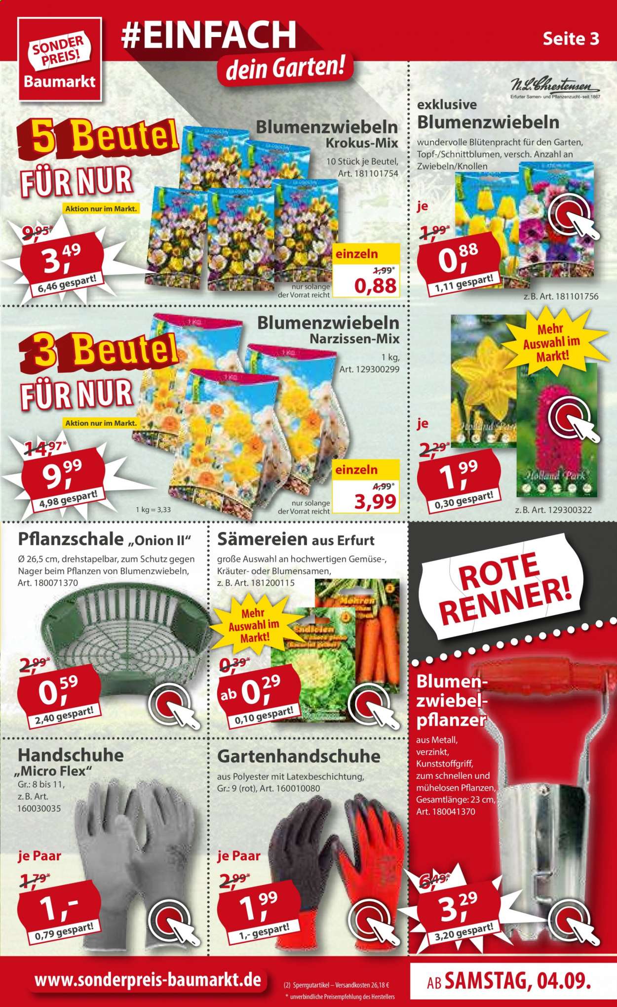 Sonderpreis-Baumarkt Prospekte  - 4.09.2021 - 11.09.2021. Seite 3