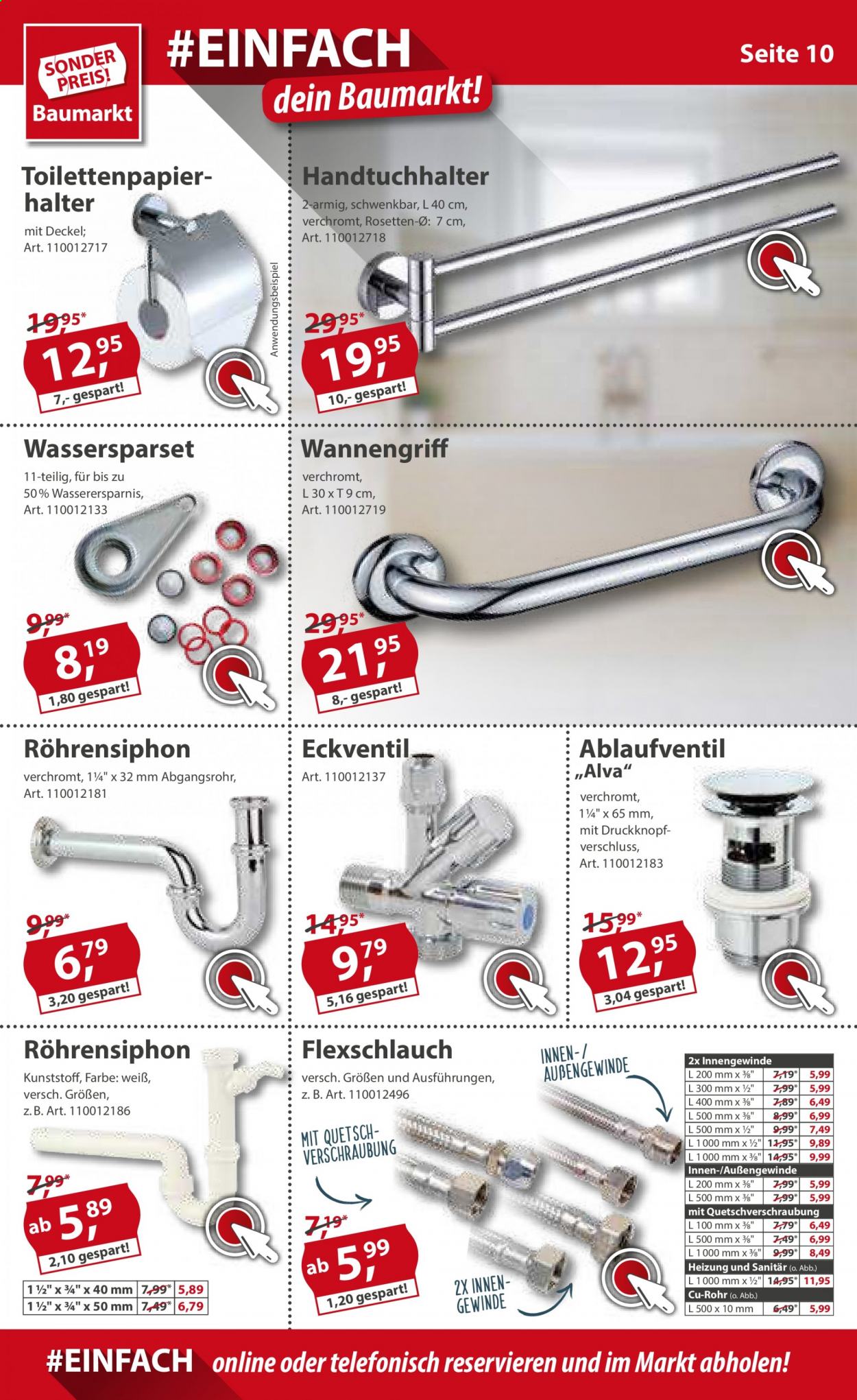 Sonderpreis-Baumarkt Prospekte  - 4.09.2021 - 11.09.2021. Seite 10