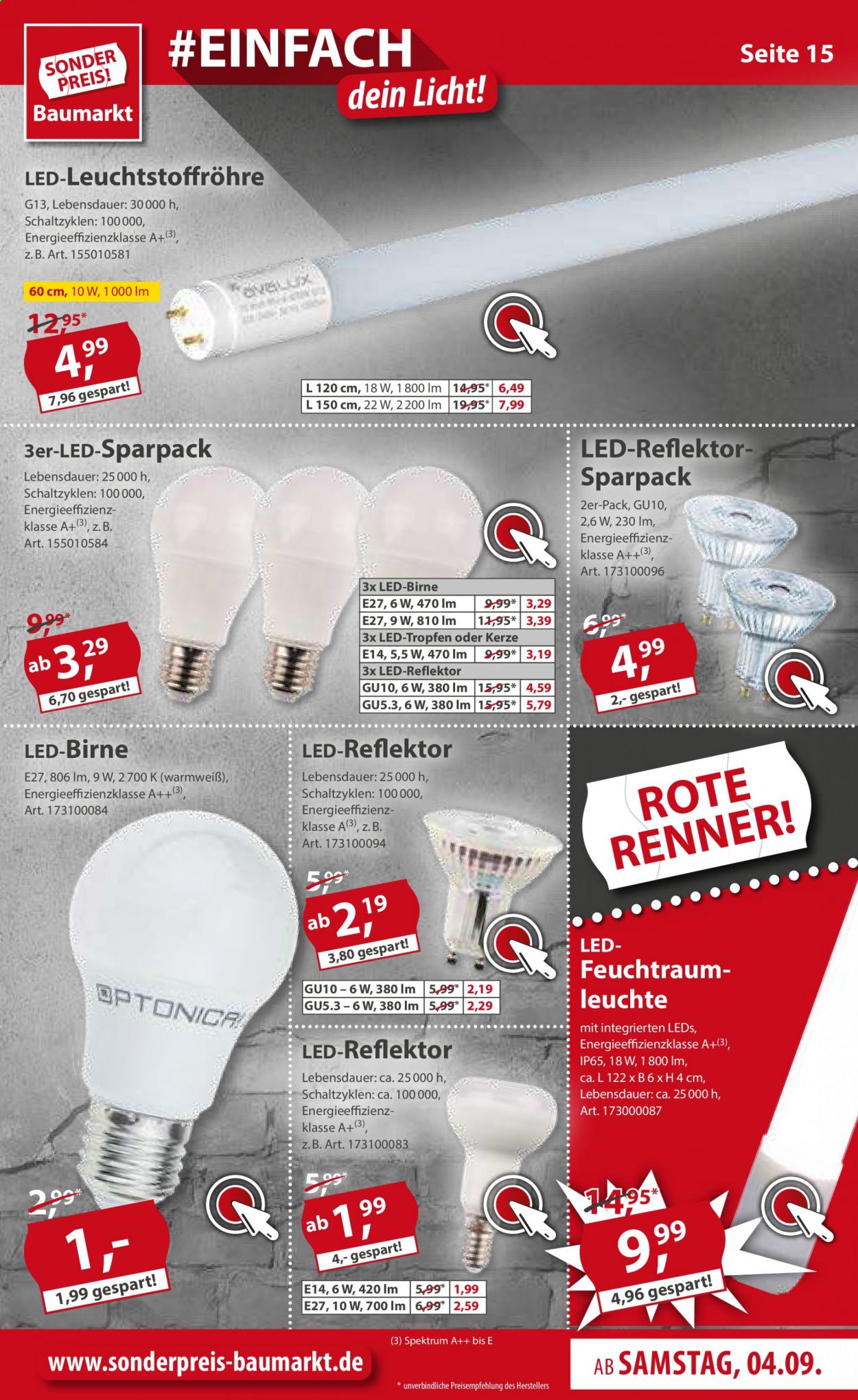 Sonderpreis-Baumarkt Prospekte  - 4.09.2021 - 11.09.2021. Seite 15