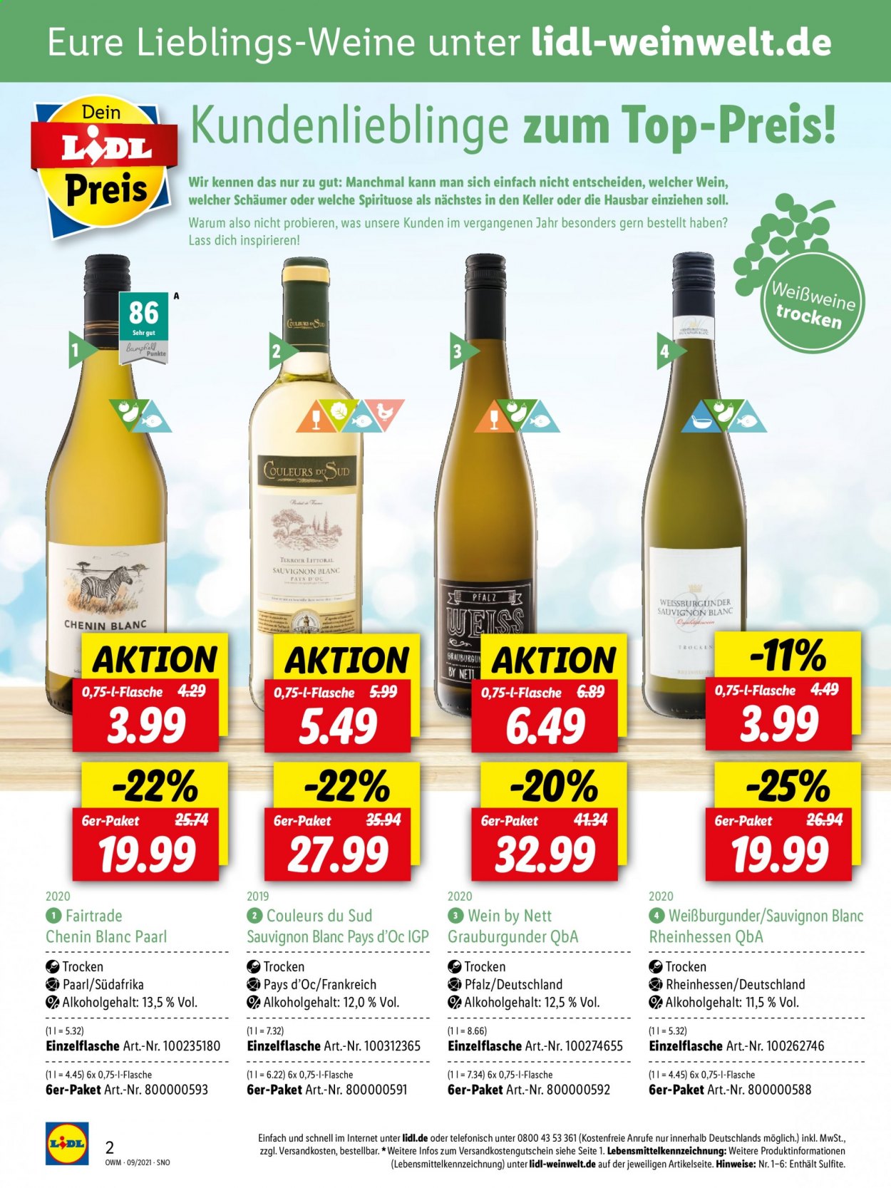 Lidl Prospekte  - 30.08.2021 - 30.09.2021. Seite 2