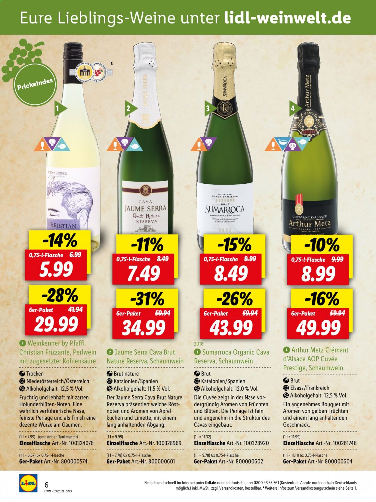 Lidl Prospekte  - 30.08.2021 - 30.09.2021. Seite 6