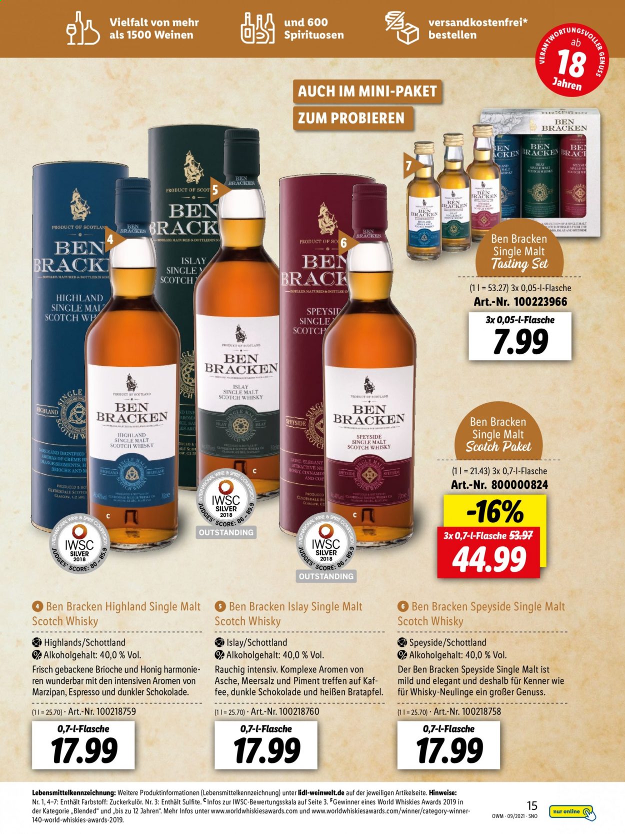 Lidl Prospekte  - 30.08.2021 - 30.09.2021. Seite 15