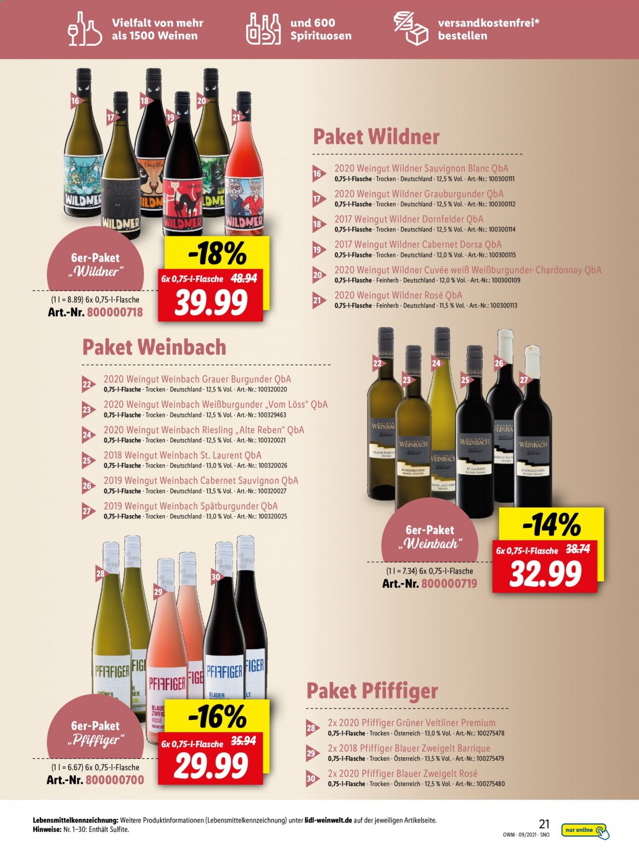 Lidl Prospekte  - 30.08.2021 - 30.09.2021. Seite 21