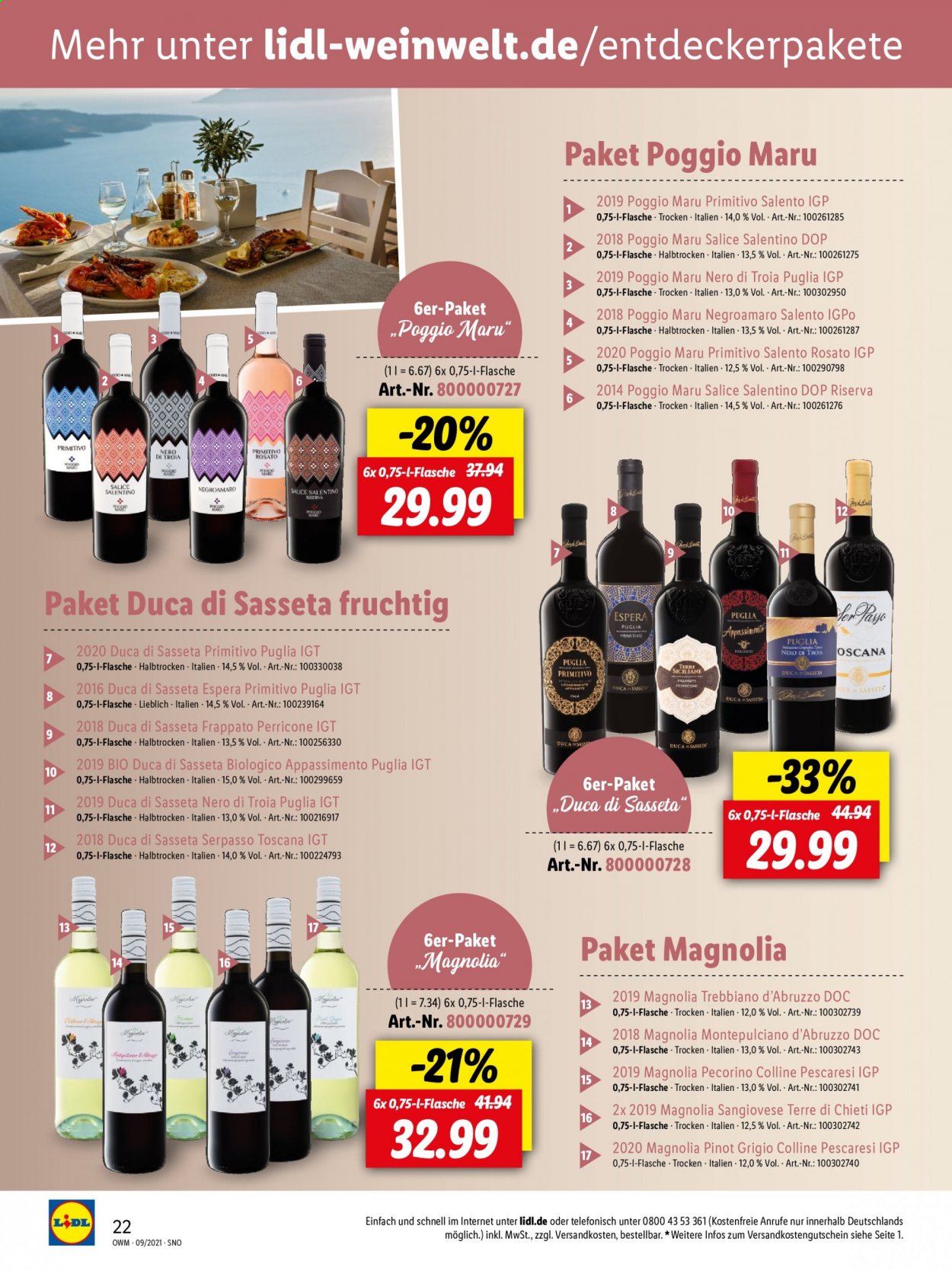 Lidl Prospekte  - 30.08.2021 - 30.09.2021. Seite 22