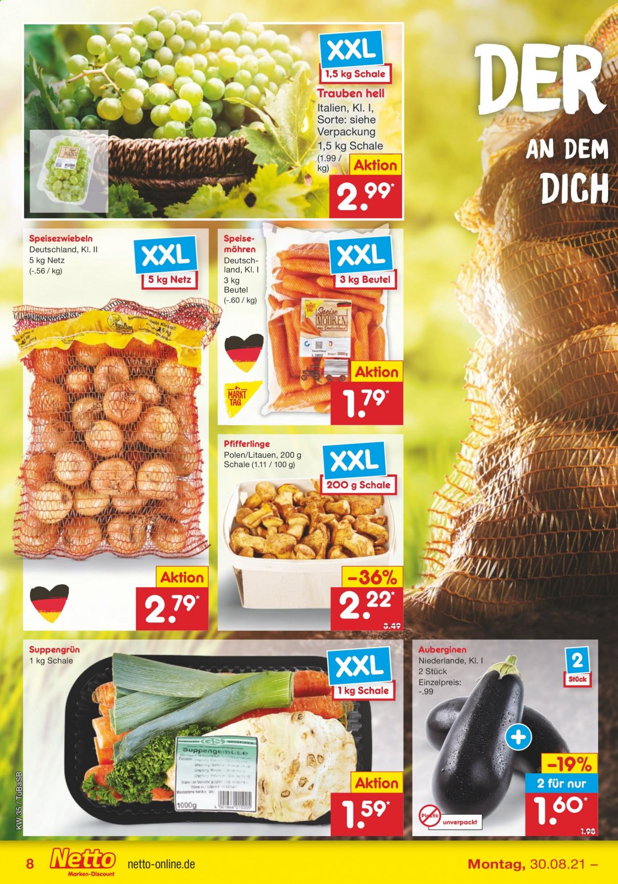 Netto Marken-Discount Prospekte  - 30.08.2021 - 4.09.2021. Seite 8