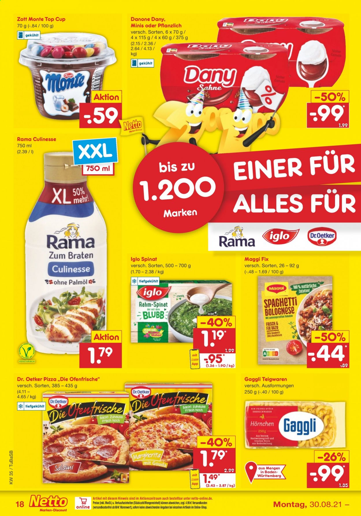 Netto Marken-Discount Prospekte  - 30.08.2021 - 4.09.2021. Seite 18