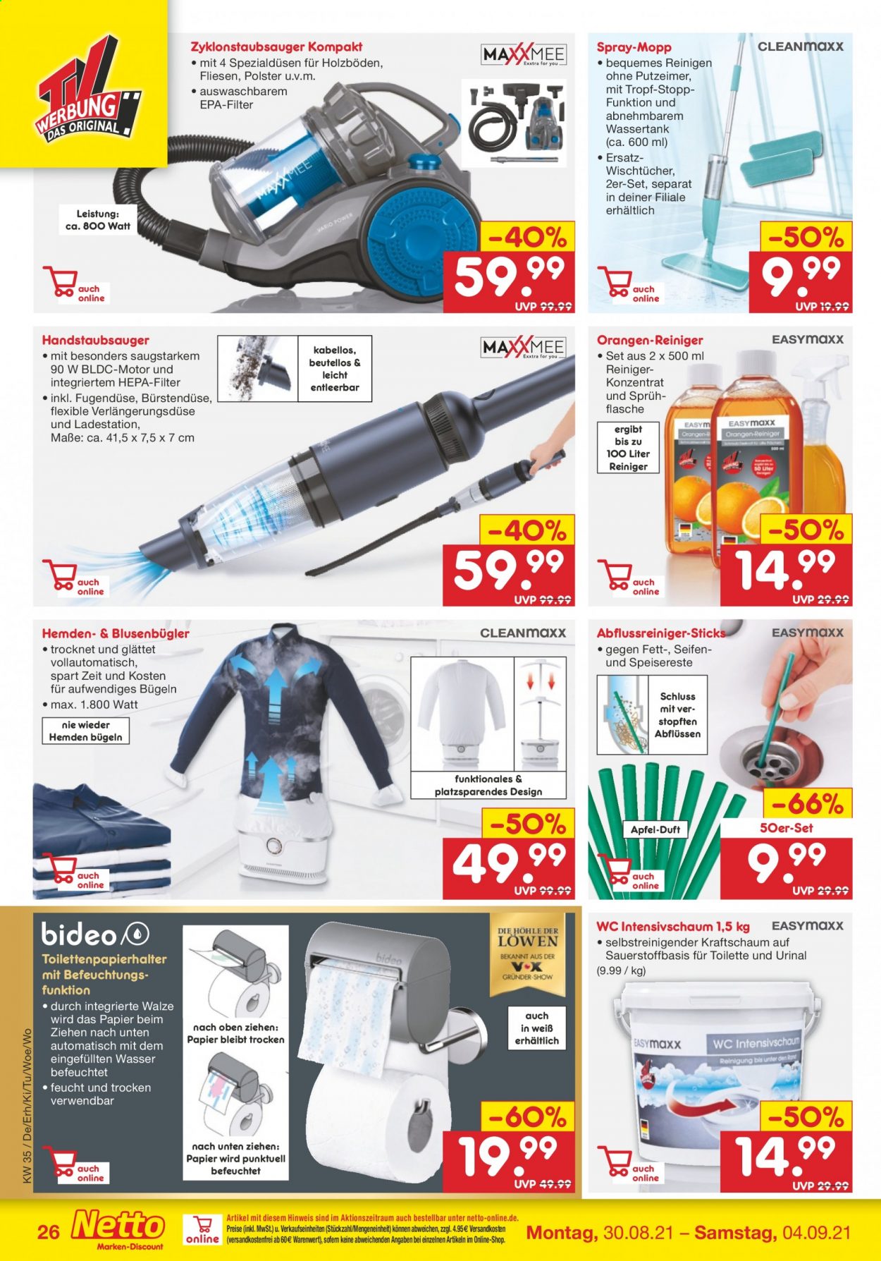 Netto Marken-Discount Prospekte  - 30.08.2021 - 4.09.2021. Seite 26
