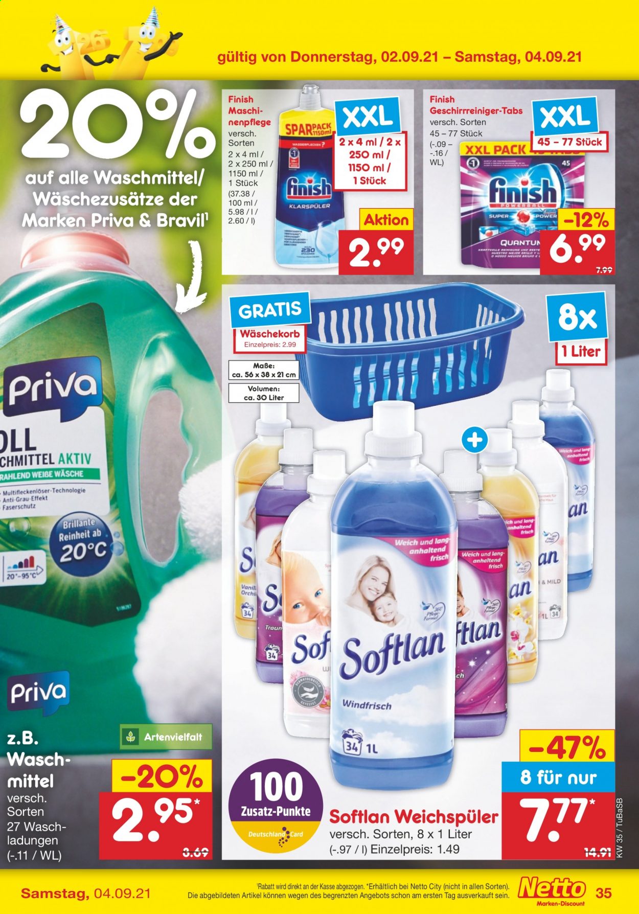 Netto Marken-Discount Prospekte  - 30.08.2021 - 4.09.2021. Seite 35