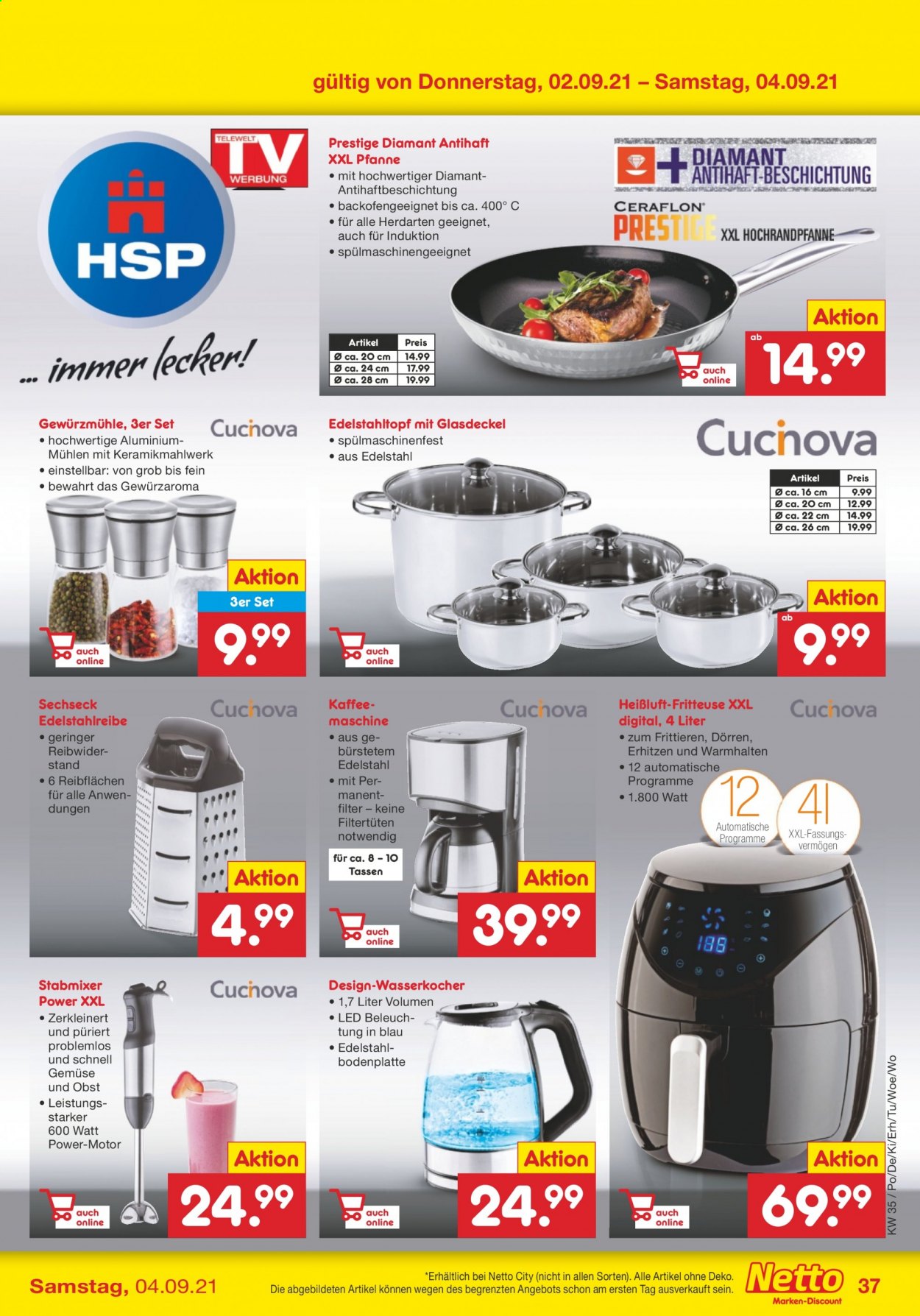 Netto Marken-Discount Prospekte  - 30.08.2021 - 4.09.2021. Seite 37