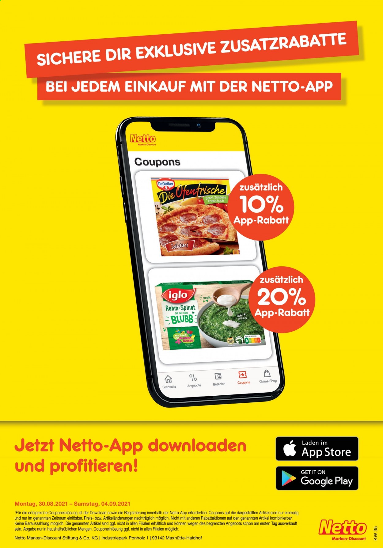 Netto Marken-Discount Prospekte  - 30.08.2021 - 4.09.2021. Seite 41