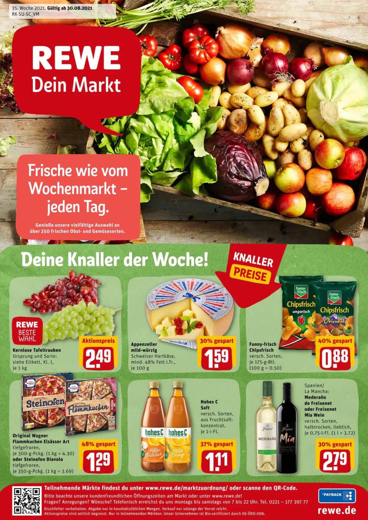 REWE Prospekte  - 30.08.2021 - 4.09.2021. Seite 1