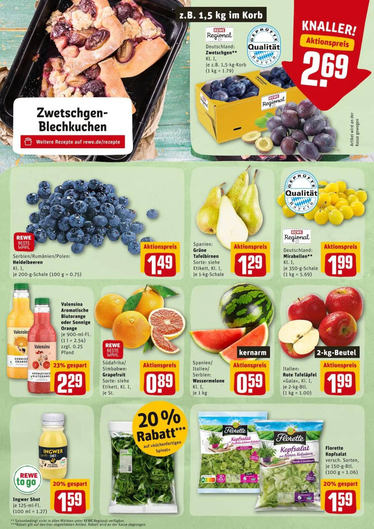 REWE Prospekte  - 30.08.2021 - 4.09.2021. Seite 2