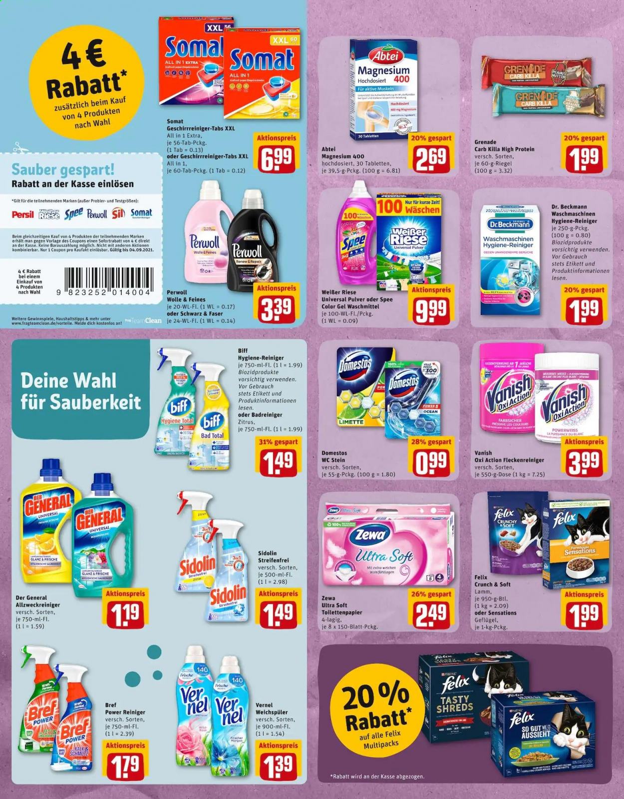 REWE Prospekte  - 30.08.2021 - 4.09.2021. Seite 24