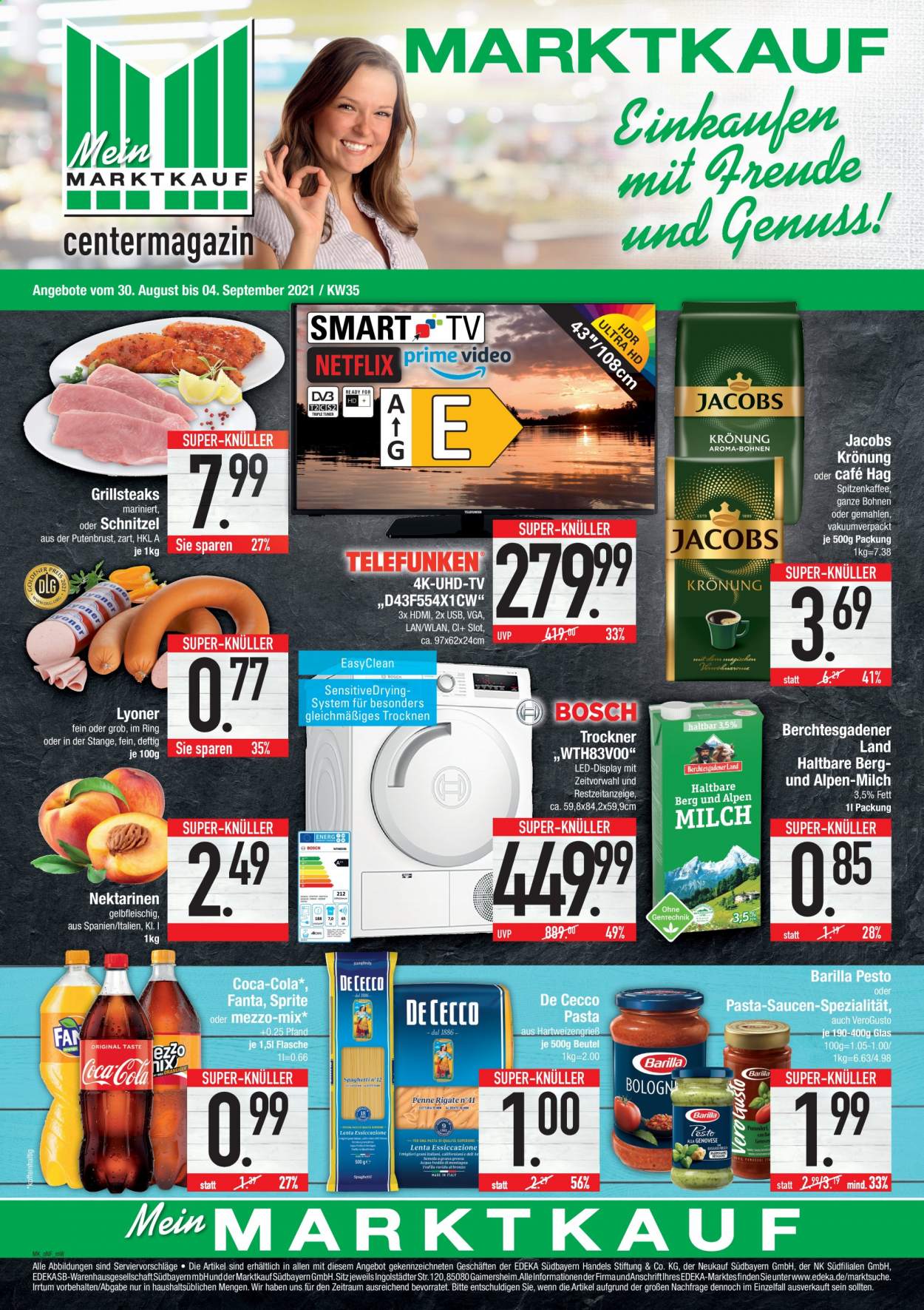 Marktkauf Prospekte  - 30.08.2021 - 4.09.2021. Seite 1
