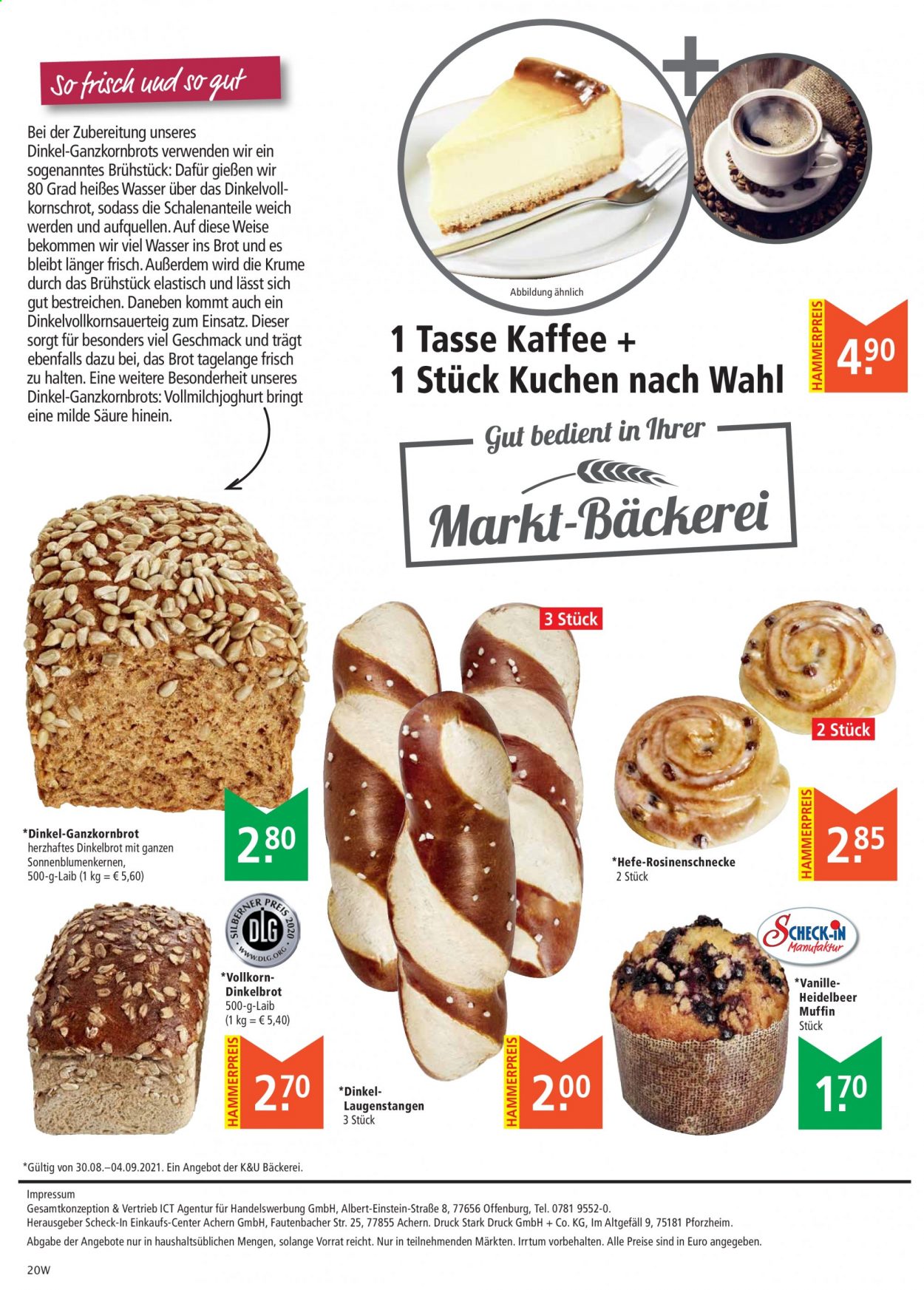 Marktkauf Prospekte  - 30.08.2021 - 4.09.2021. Seite 20