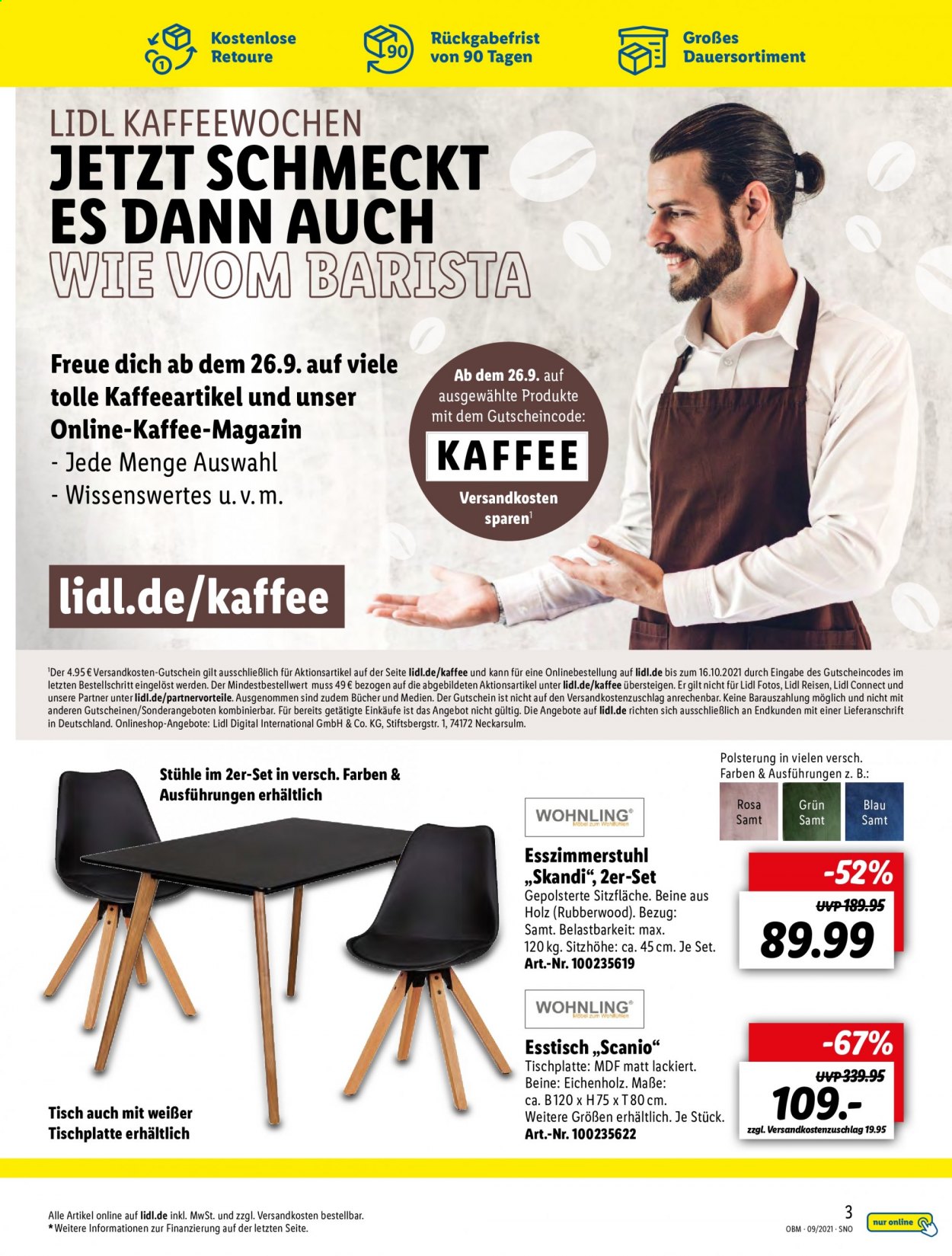 Lidl Prospekte  - 1.09.2021 - 30.09.2021. Seite 3