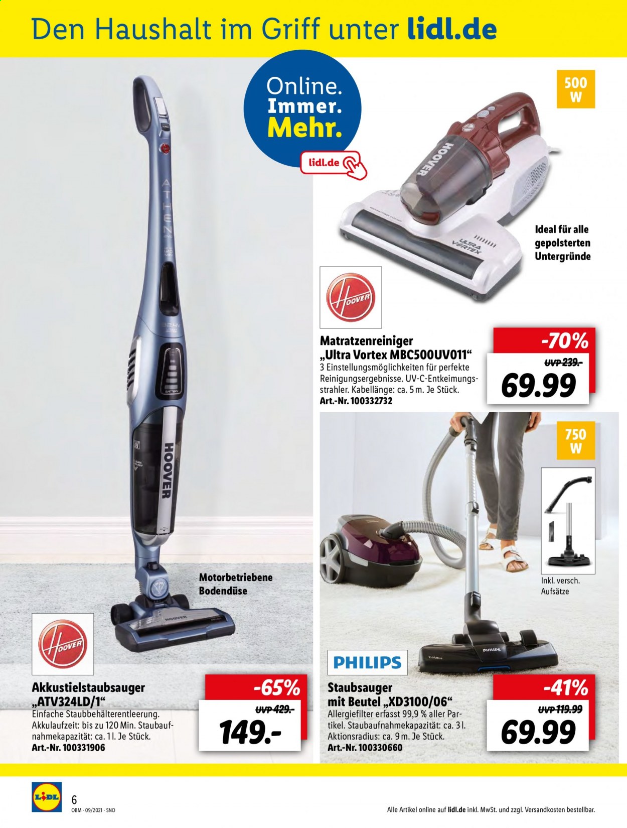 Lidl Prospekte  - 1.09.2021 - 30.09.2021. Seite 6