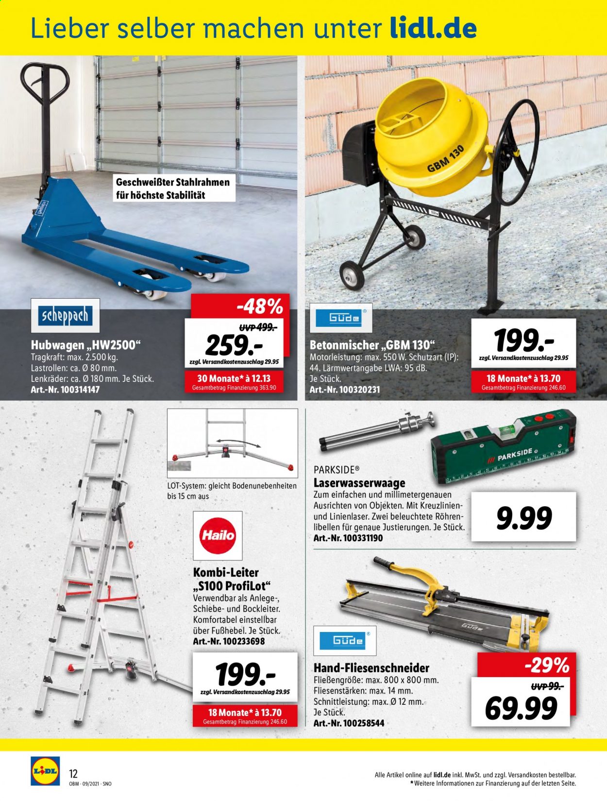Lidl Prospekte  - 1.09.2021 - 30.09.2021. Seite 12