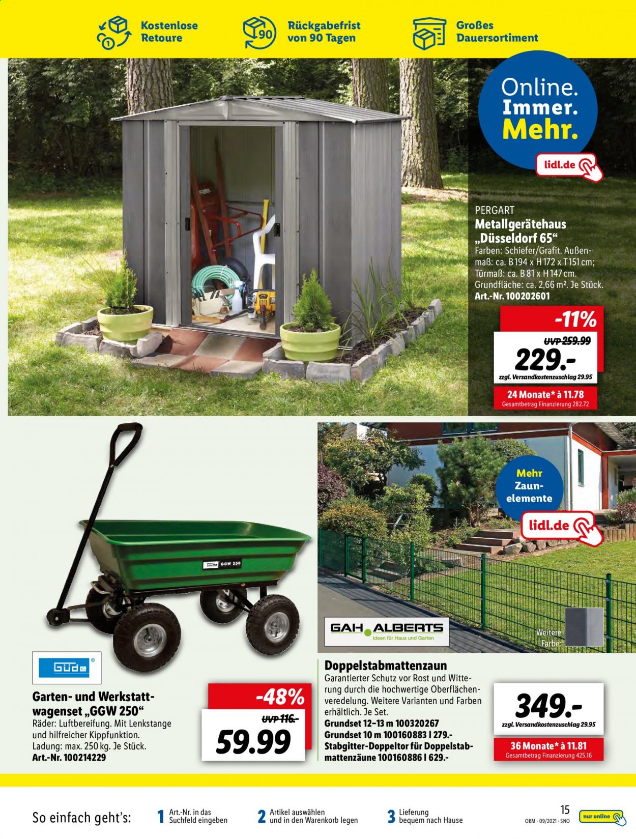 Lidl Prospekte  - 1.09.2021 - 30.09.2021. Seite 15