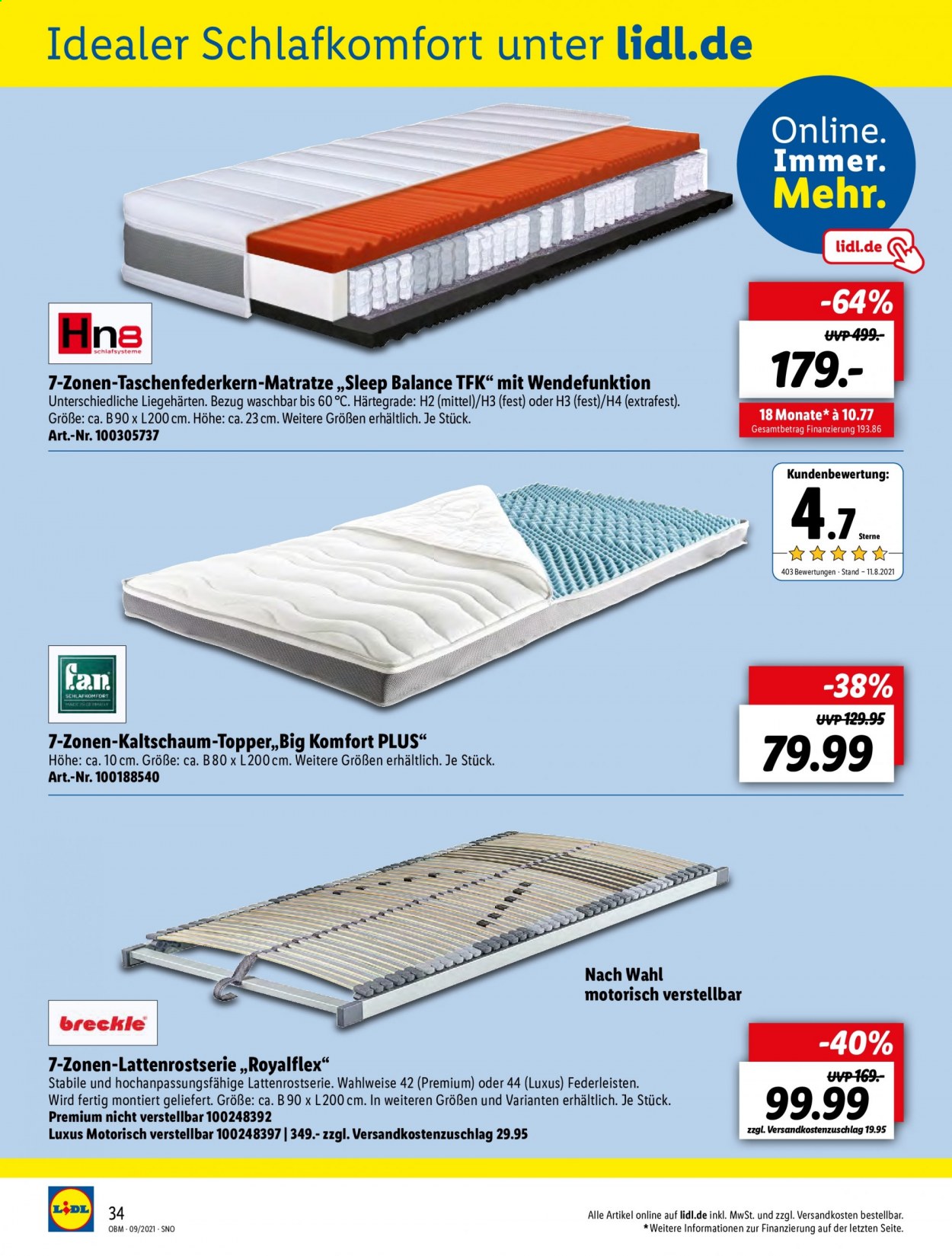 Lidl Prospekte  - 1.09.2021 - 30.09.2021. Seite 34