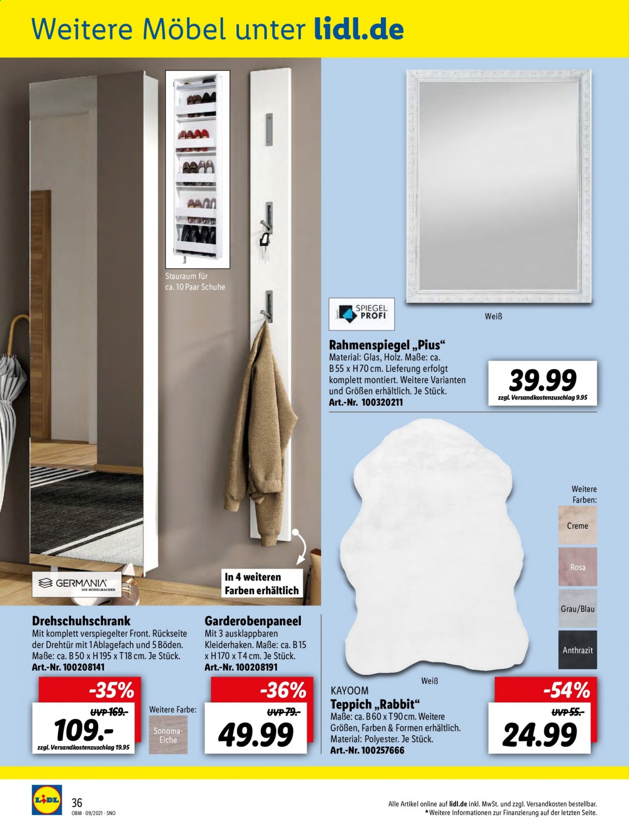 Lidl Prospekte  - 1.09.2021 - 30.09.2021. Seite 36