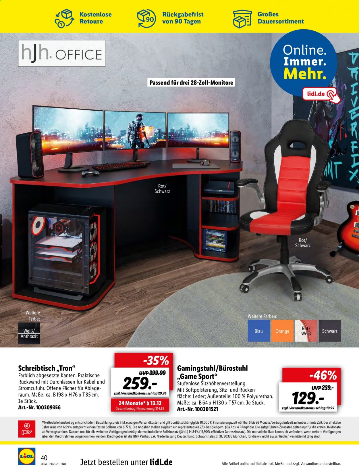 Lidl Prospekte  - 1.09.2021 - 30.09.2021. Seite 40