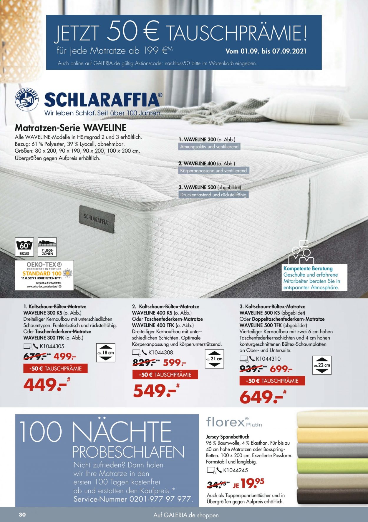 GALERIA Karstadt Kaufhof Prospekte  - 1.09.2021 - 7.09.2021. Seite 30