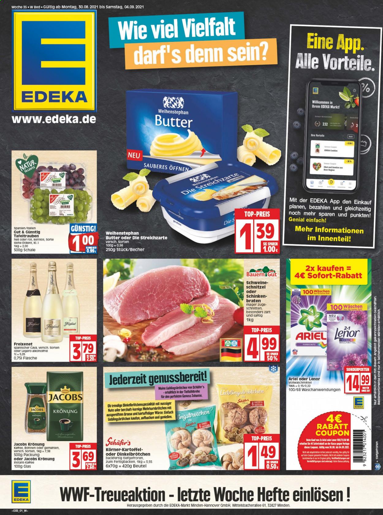 Edeka Prospekte  - 30.08.2021 - 4.09.2021. Seite 1