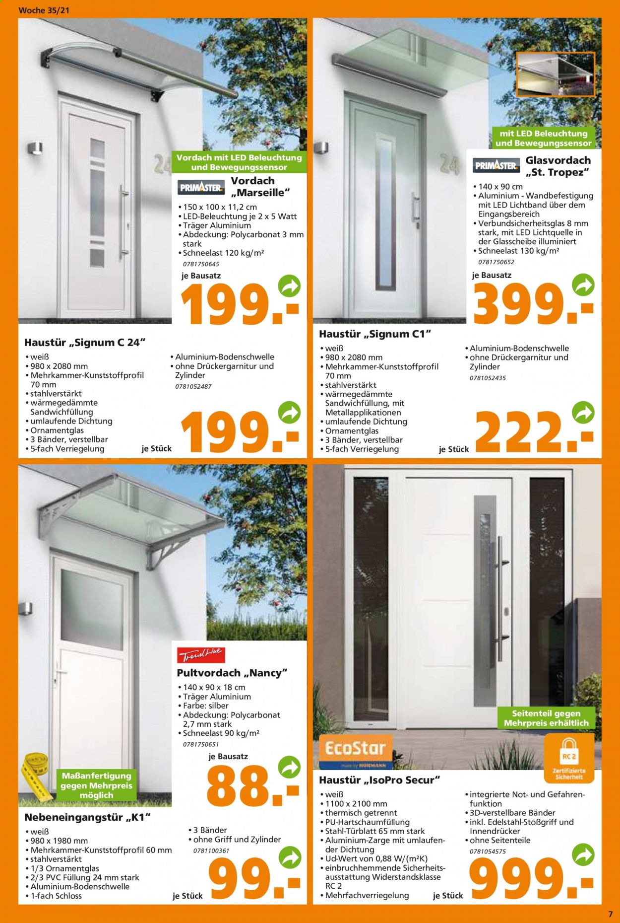 Globus Baumarkt Prospekte  - 30.08.2021 - 4.09.2021. Seite 7