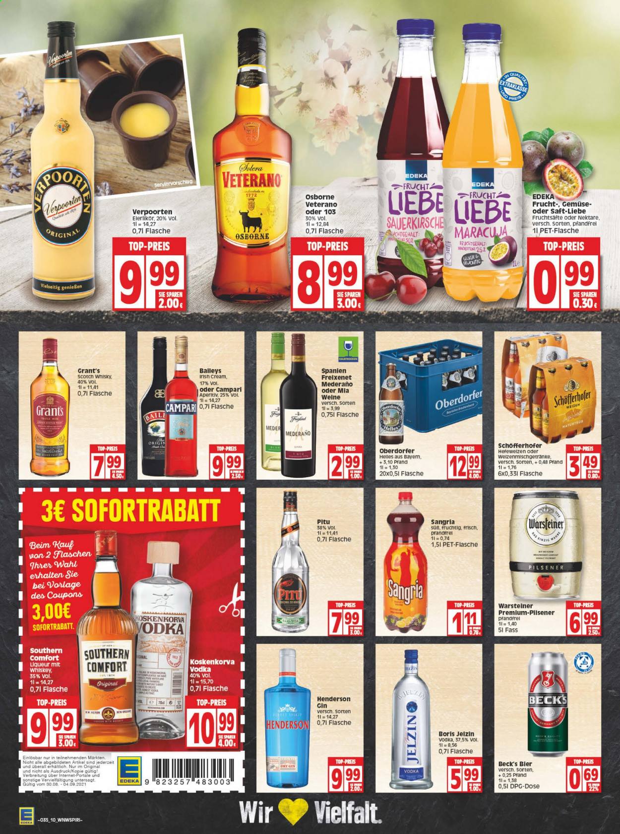 Edeka Prospekte  - 30.08.2021 - 4.08.2021. Seite 10