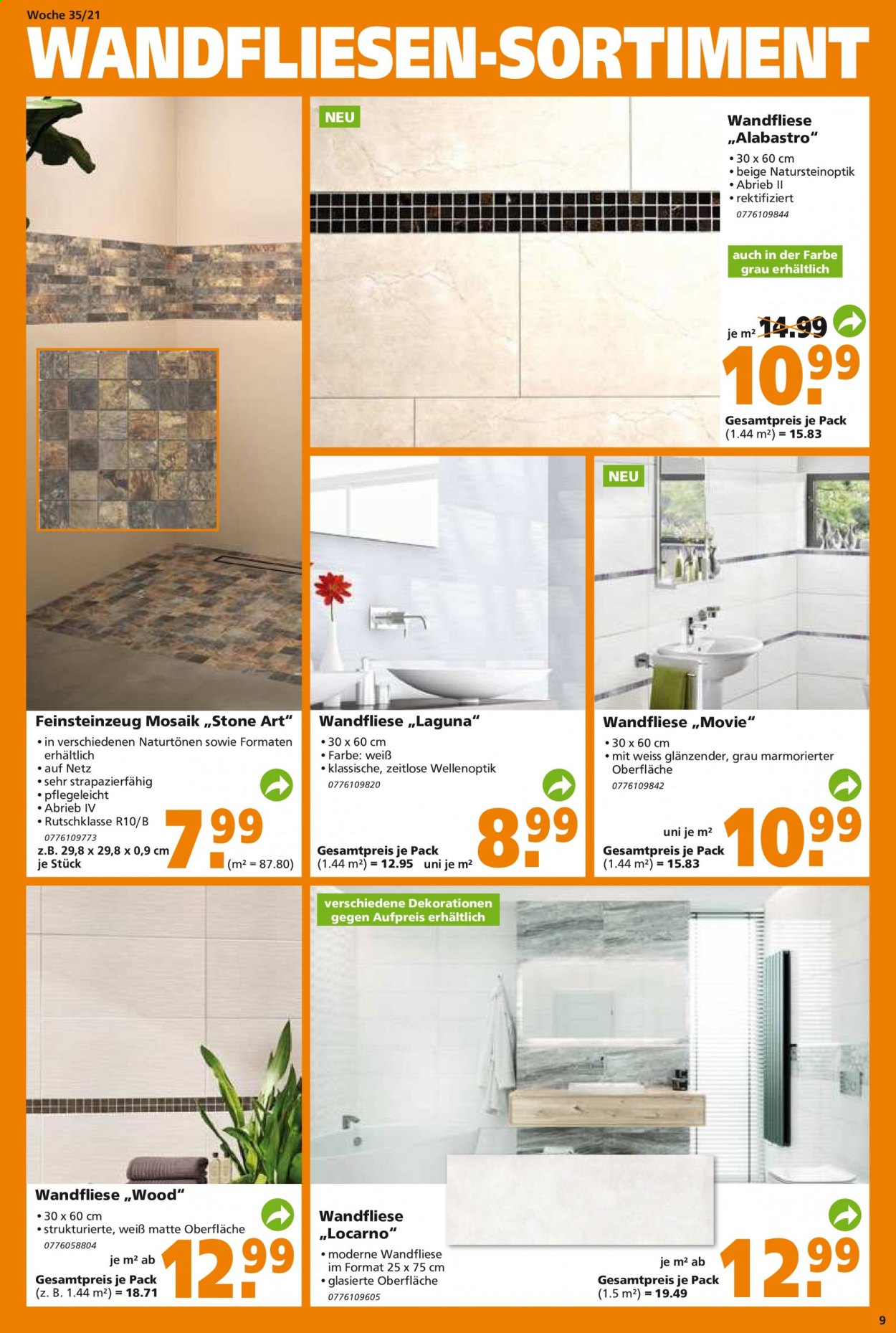 Globus Baumarkt Prospekte  - 31.08.2021 - 7.09.2021. Seite 9