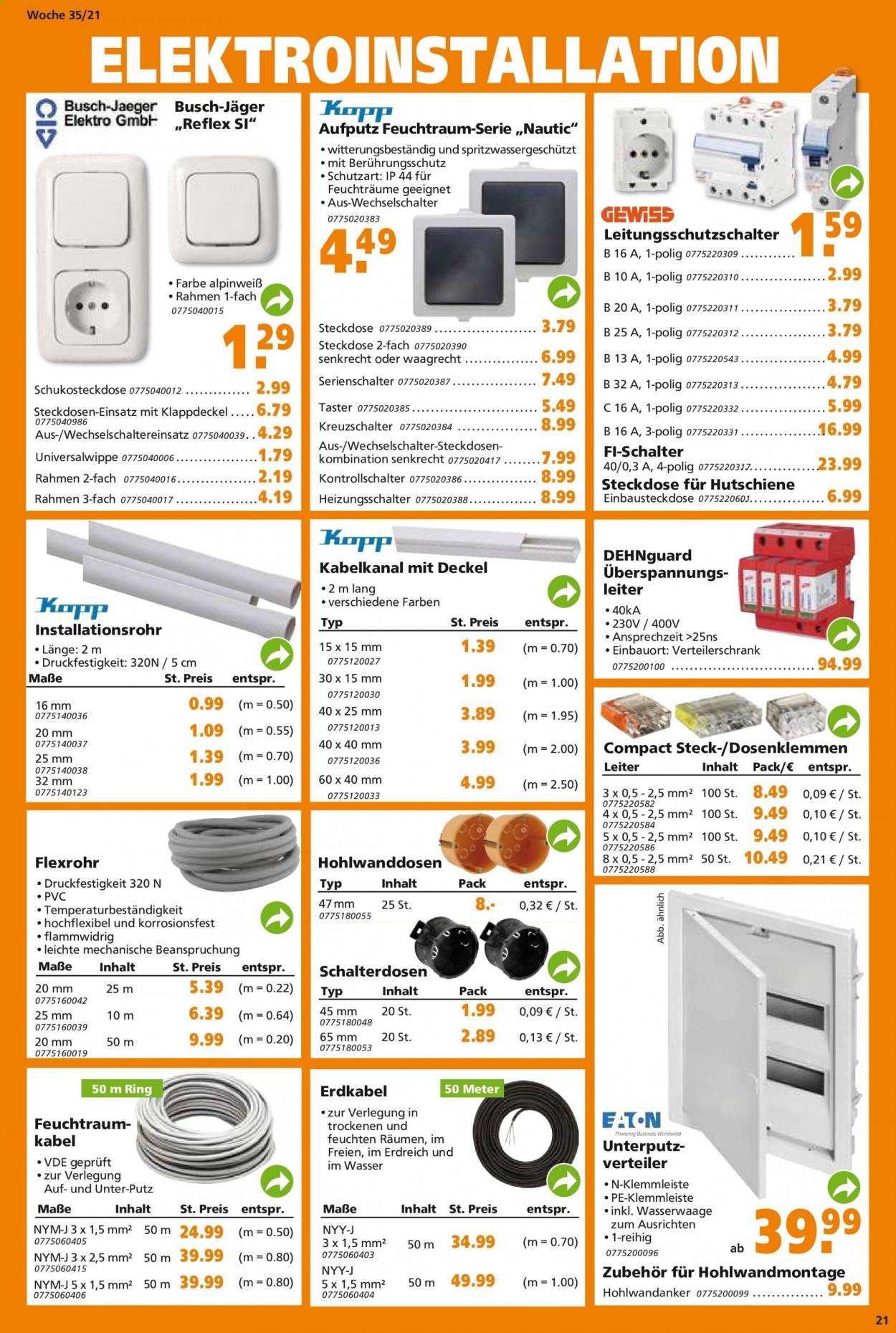 Globus Baumarkt Prospekte  - 31.08.2021 - 7.09.2021. Seite 21