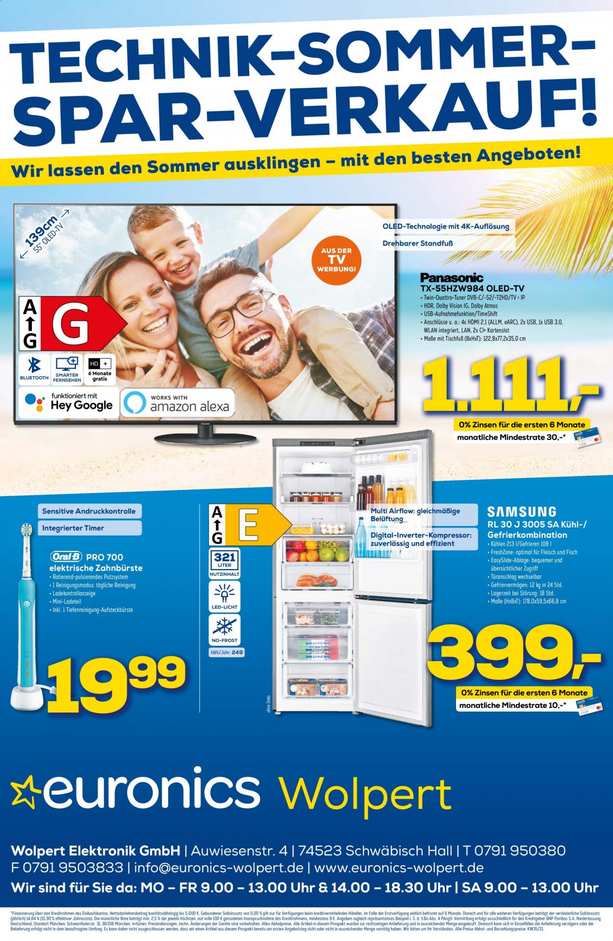 Euronics Prospekte  - 4.09.2021 - 11.09.2021. Seite 1