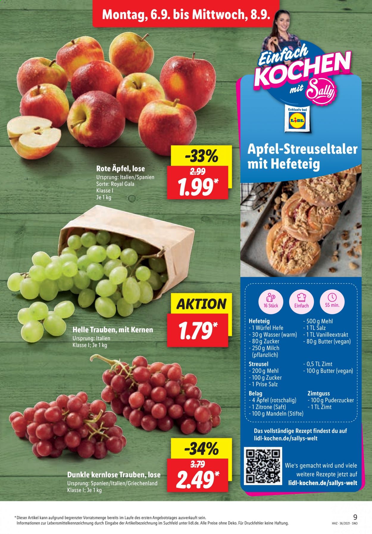 Lidl Prospekte  - 6.09.2021 - 11.09.2021. Seite 9
