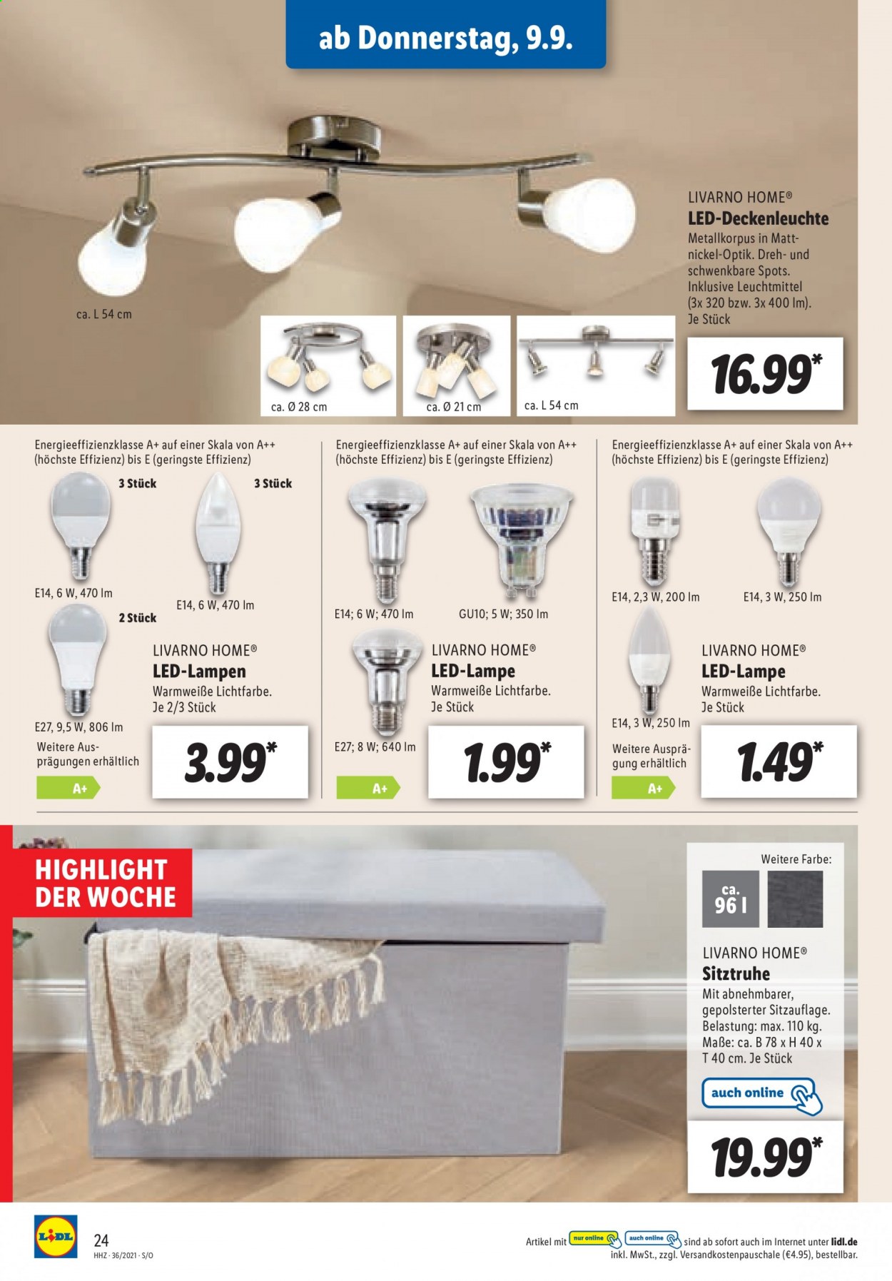 Lidl Prospekte  - 6.09.2021 - 11.09.2021. Seite 24