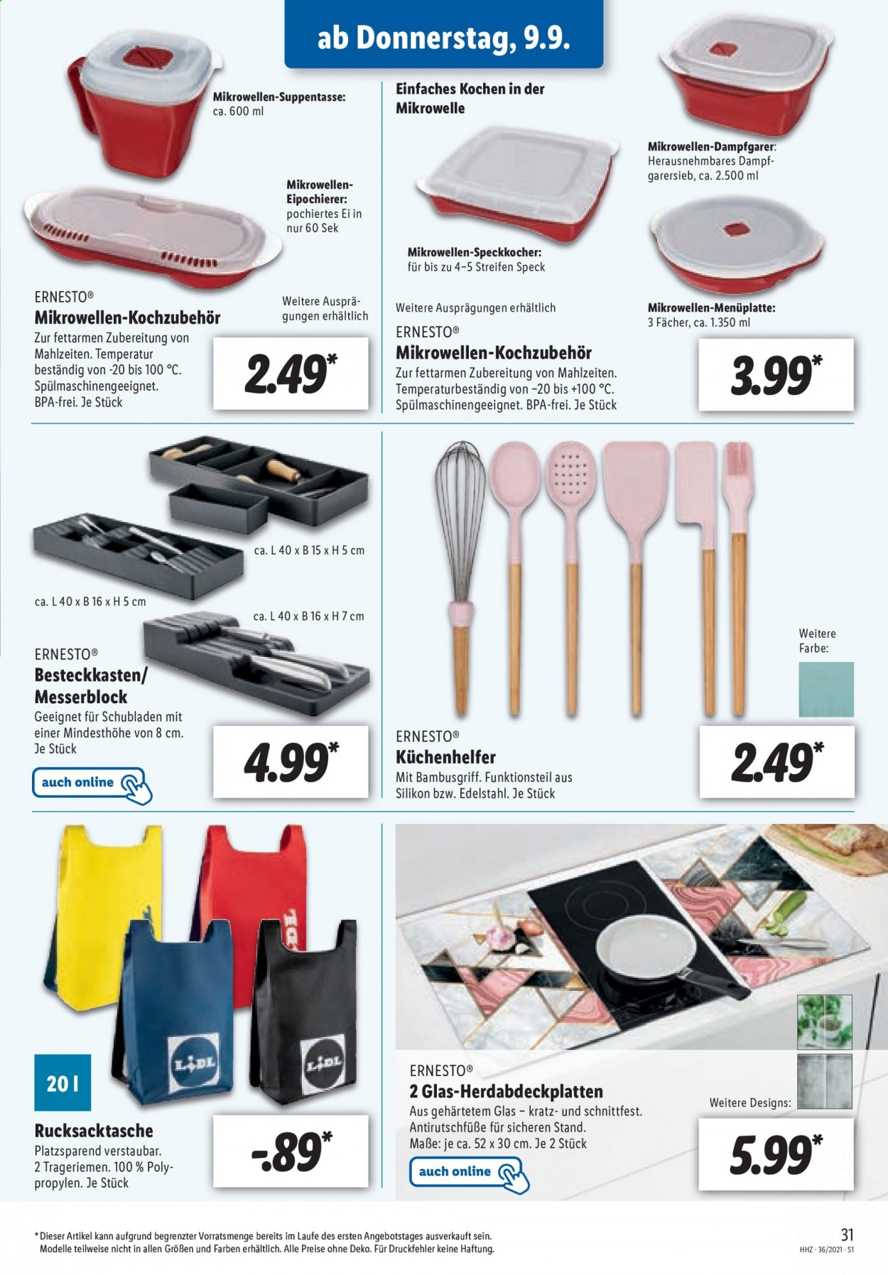 Lidl Prospekte  - 6.09.2021 - 11.09.2021. Seite 31