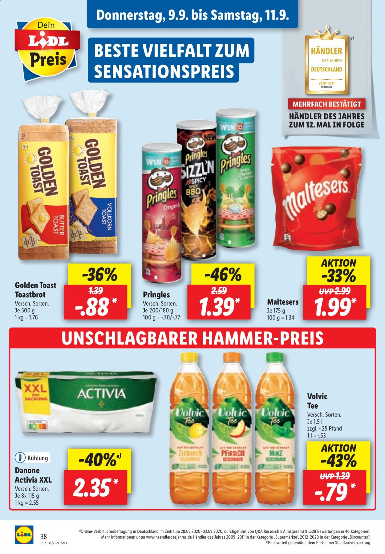 Lidl Prospekte  - 6.09.2021 - 11.09.2021. Seite 38